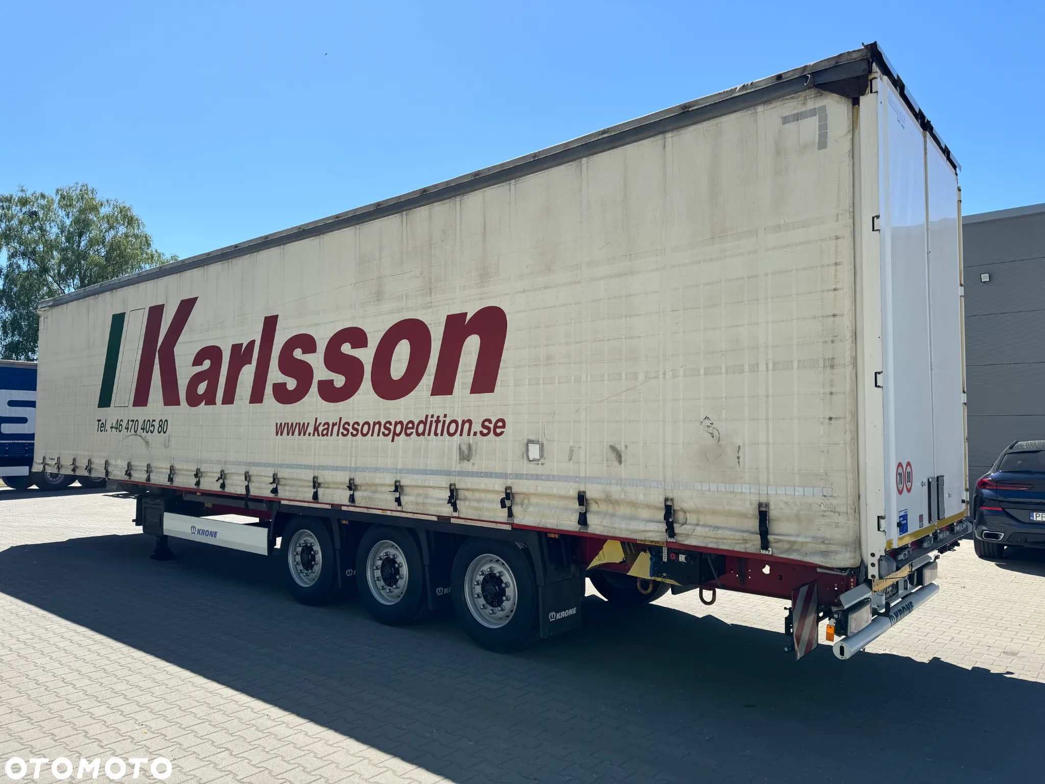Krone Coilmulde, Rozsuwany tył, Maxi 385/55R22,5 - 7
