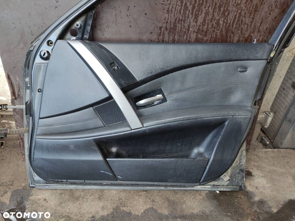 DRZWI KOMPLETNE PRAWY PRZÓD BMW E60 CZARNE - 4