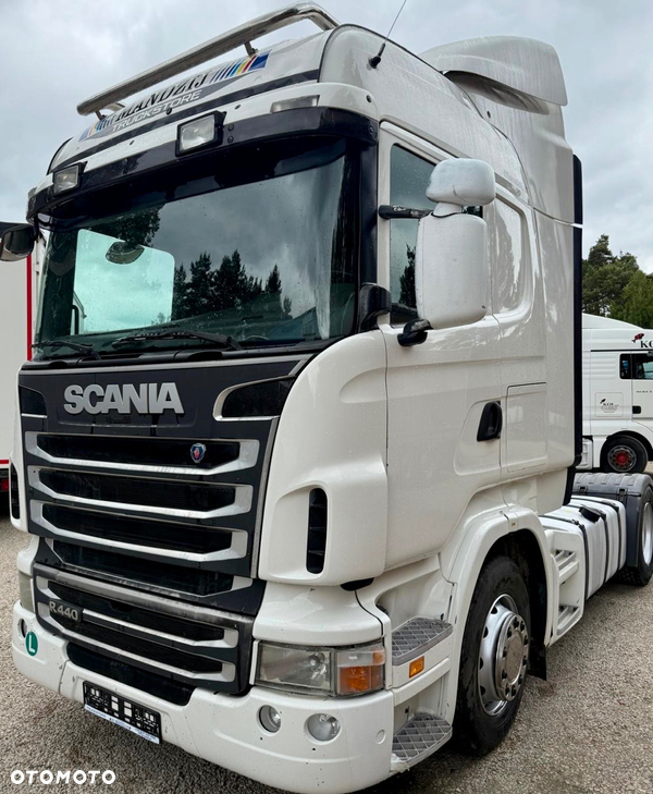 Scania R440 HIGHLINE AUTOMAT RETARDER SPOJLERY STANDKLIMA 2xALUTANK EURO 5 2010r WAGA:8145kg