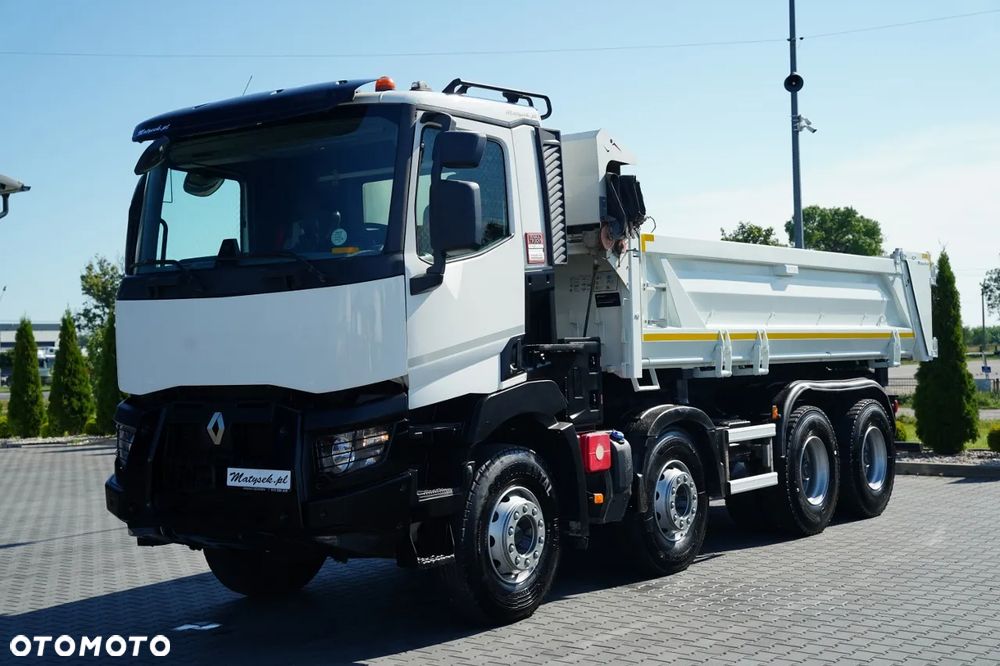 Renault C 480 / 8x4 / WYWROTKA DWUSTRONNA - 6M / HYDROBURTA /  HYDROKLAPA /  BORDAMATIC / PLANDEKA AUTOMATYCZNA - 13