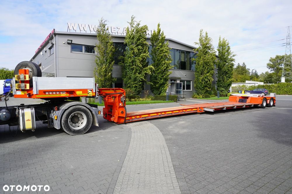 Kassbohrer LB2 TIEF-BETT / 16.5 m / Naczepa rozsuwana / osie skrętne / 2 sztuki - 3