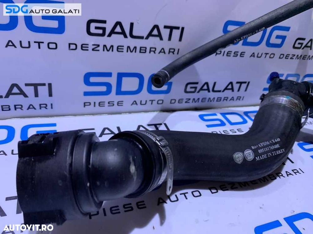 Suport Carcasa Termostat cu Furtun Furtune Apa Racitor Gaze Suport EGR Fiat Doblo 1.6 JTD Multijet 2009 - Prezent - 3