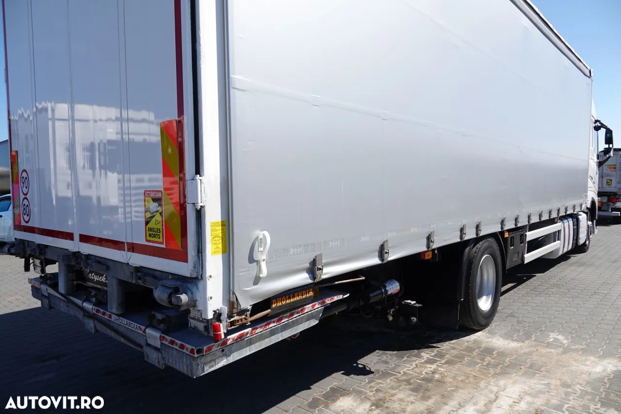 Volvo FH 420 / 4x2 / SOLÓWKA / CORTINA 9,10 M / I-PARK COOL / DHOLLANDIA ELEVATOR 2000KG / DUPA CONTRACTUL DE SERVICE - 10