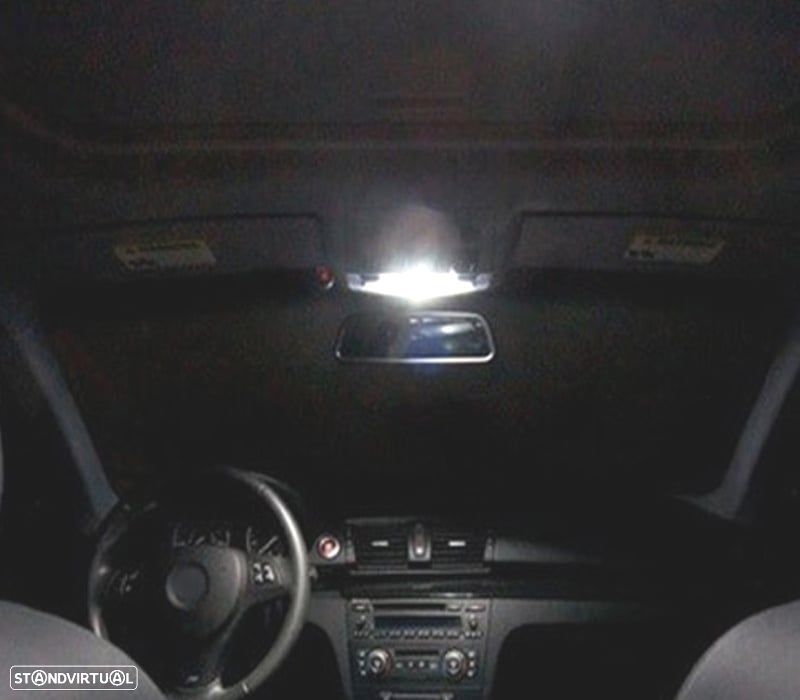 KIT COMPLETO 10 LAMPADAS LED INTERIOR BMW 1 SERIE F20 F21 HATCHBACK 114I 116I 118I 120D 125D 125I M1 - 4