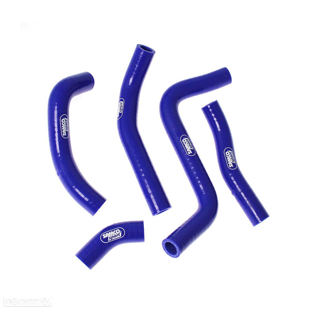 kit tubos radiador samco suzuki rm-z 250 azul - 1