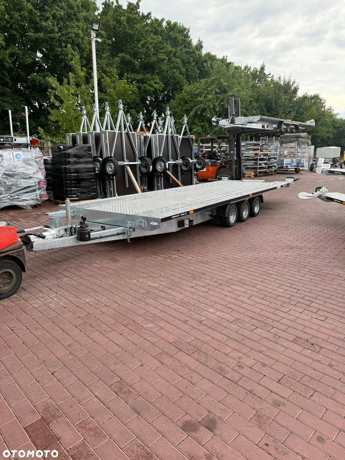 Inny Balhanger TRIMAXLIFT 3560 Wypełnienie Aluminium 600x210 3 osie DMC 3500kg uchylana hydraulicznie MOCNA - 7