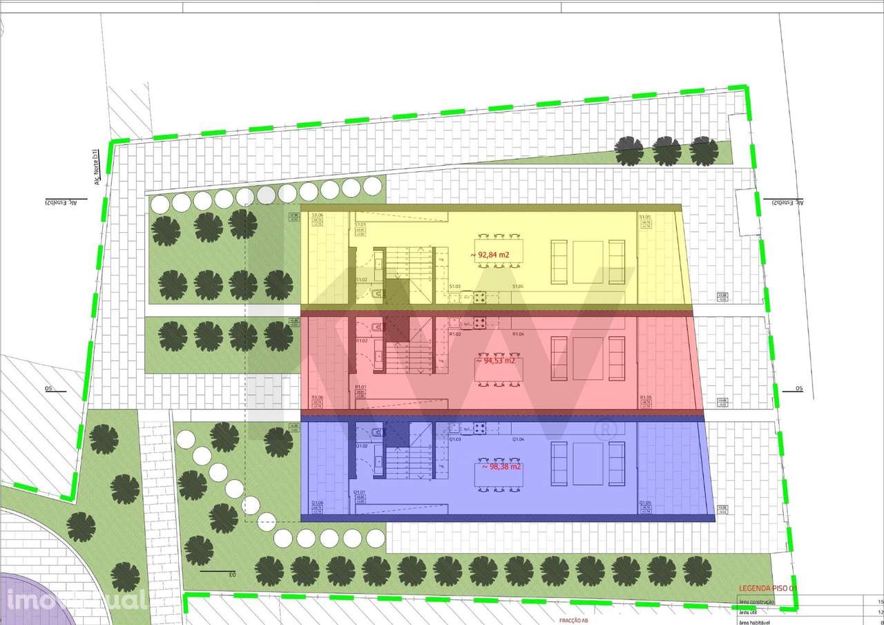 Moradia T2+1 Luxo | Fração Q | Piscina privativa na cobertura | Condom - Grande imagem: 2/17