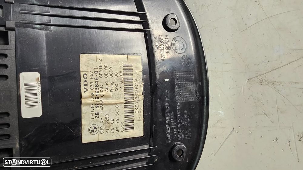 Quadrante BMW Serie 3  2008   ref: 91668846-01 / A2C53283617 - 2
