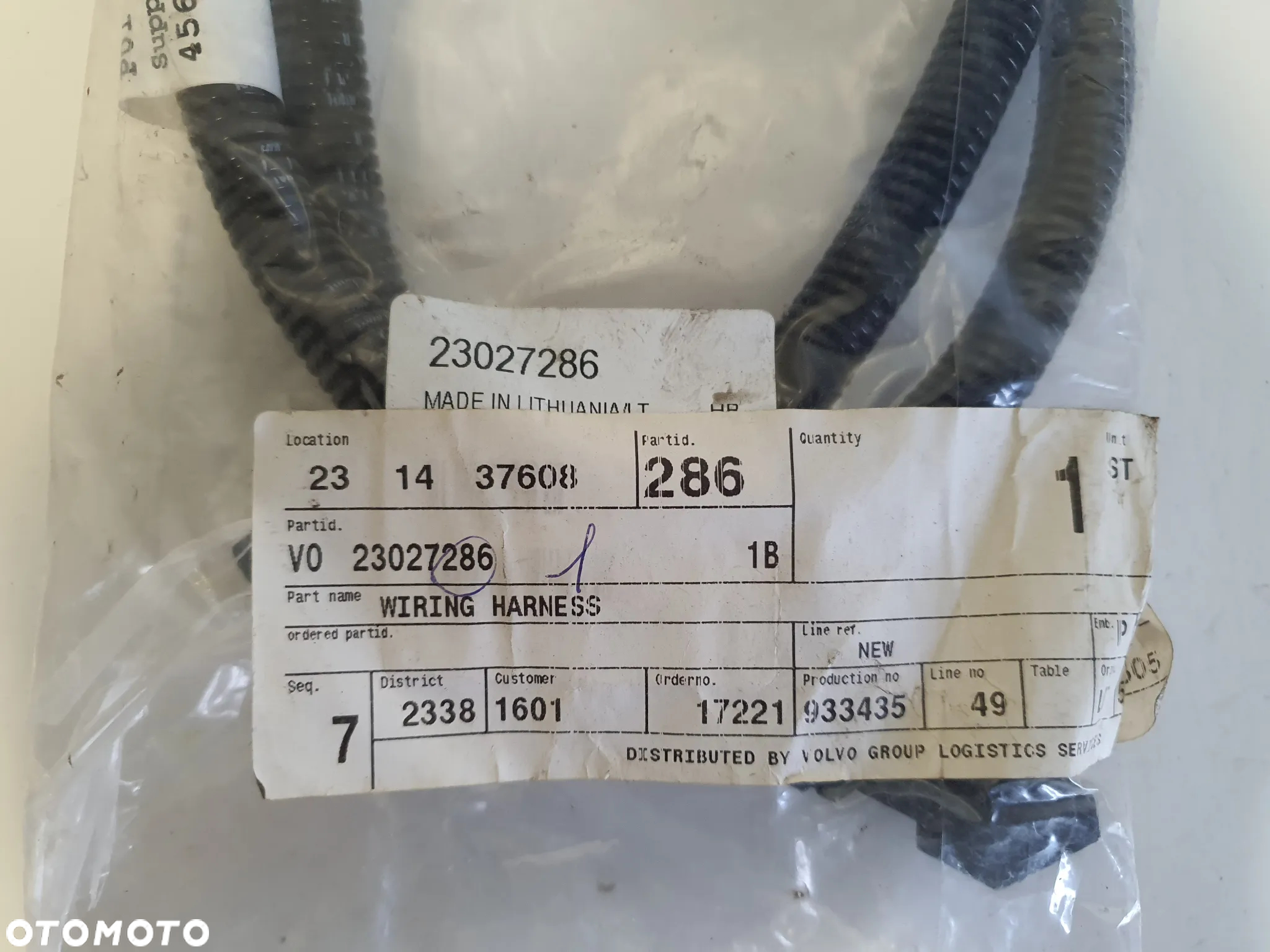 Przewód elektryczny Volvo 23027286 - 4