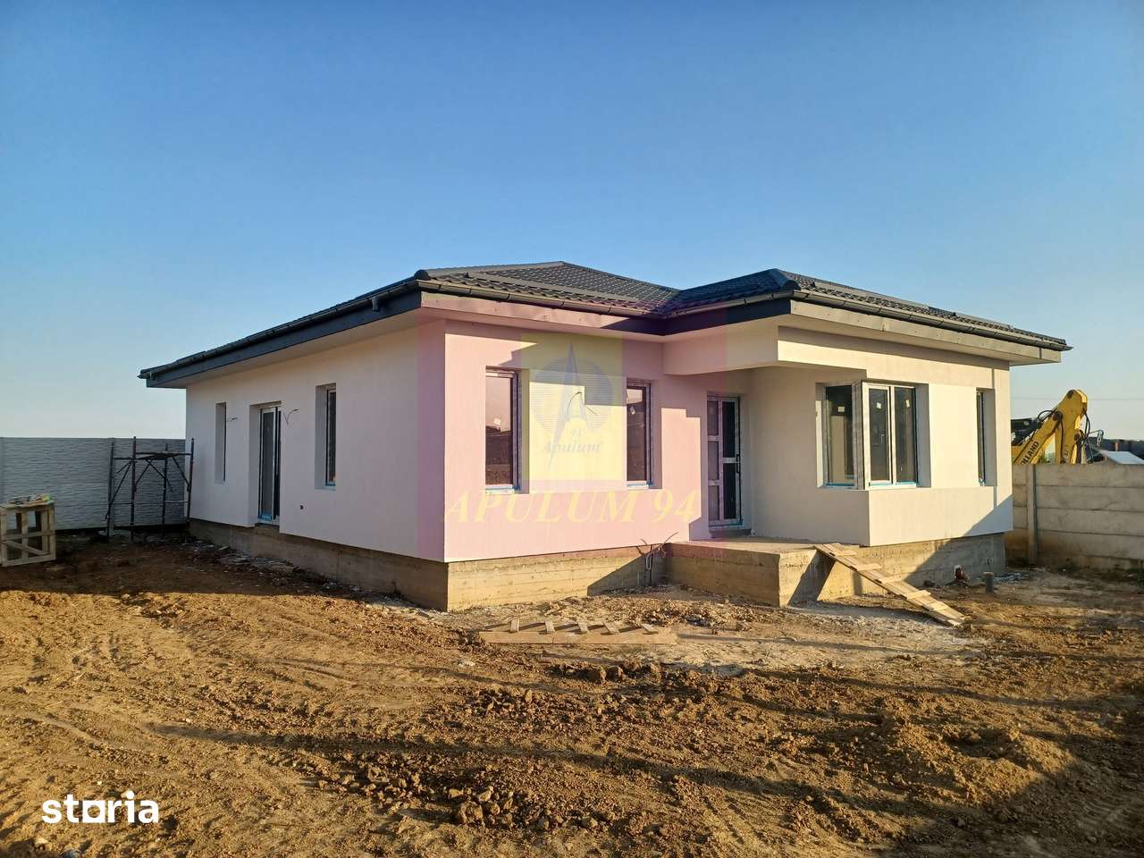 Dragomirești casă parter 4 camere 2 băi, terasă, apă, canalizare, gaze - Imagine principală: 2/5