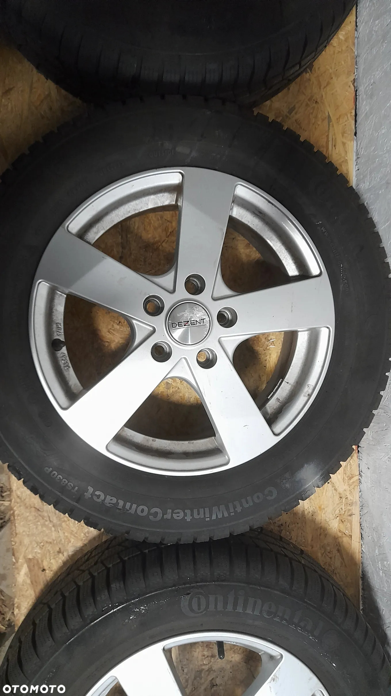 felgi dezent 6.5 16 et46 5x112 continental 215 60 16 2016r jak nowe - 3