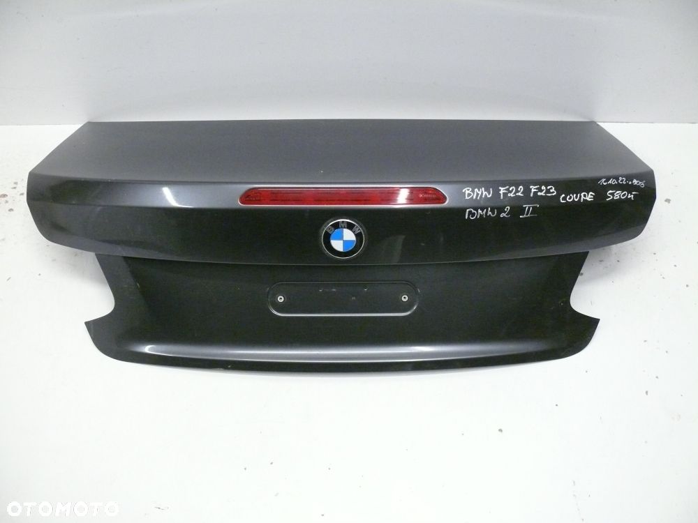 KLAPA TYLNA BAGAŻNIKA BMW 2 F22 F23 COUPE