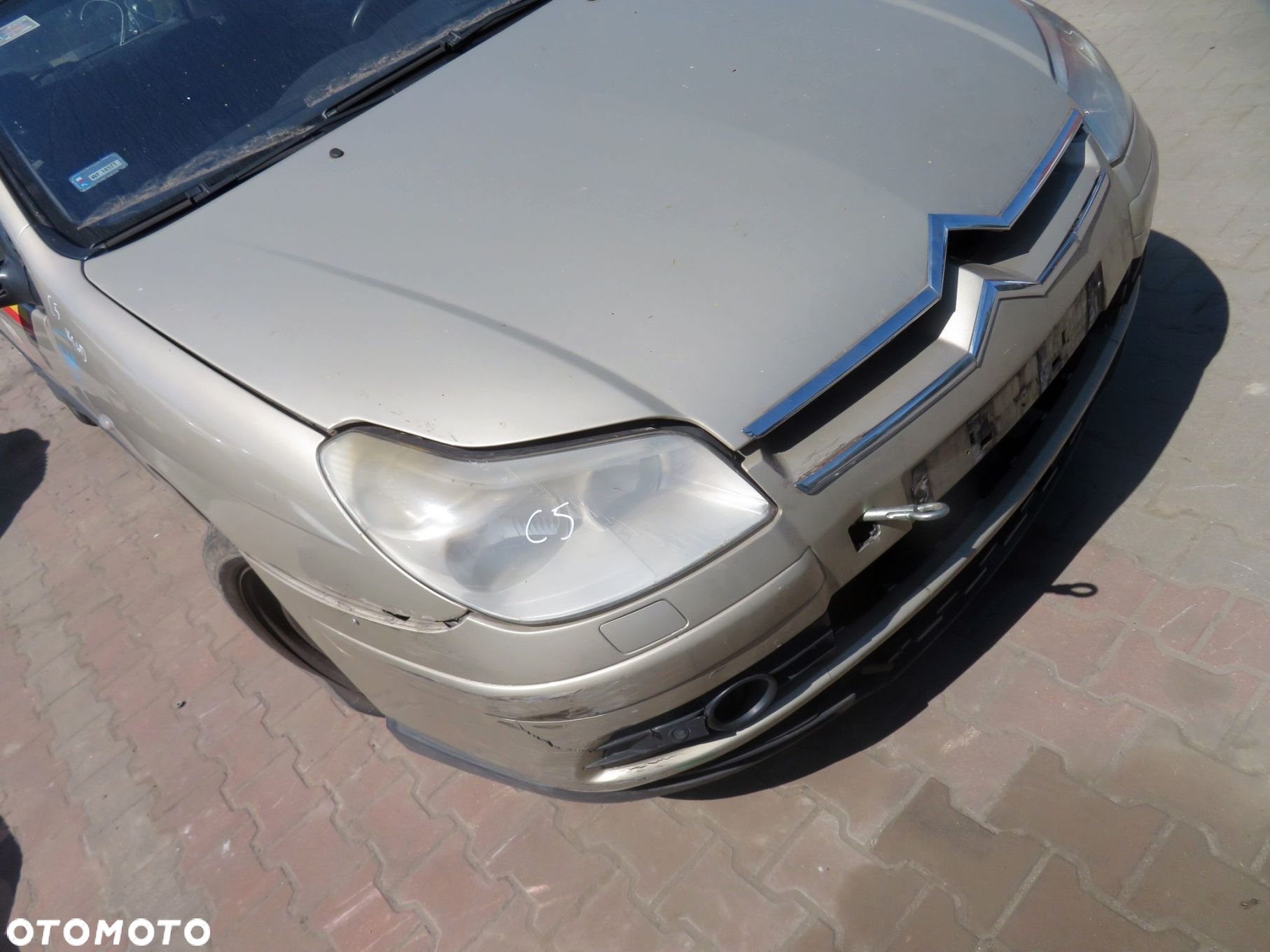 MASKA POKRYWA SILNIKA C5 II LIFT KCWD ZŁOTY CITROEN 2004-2007 - 4