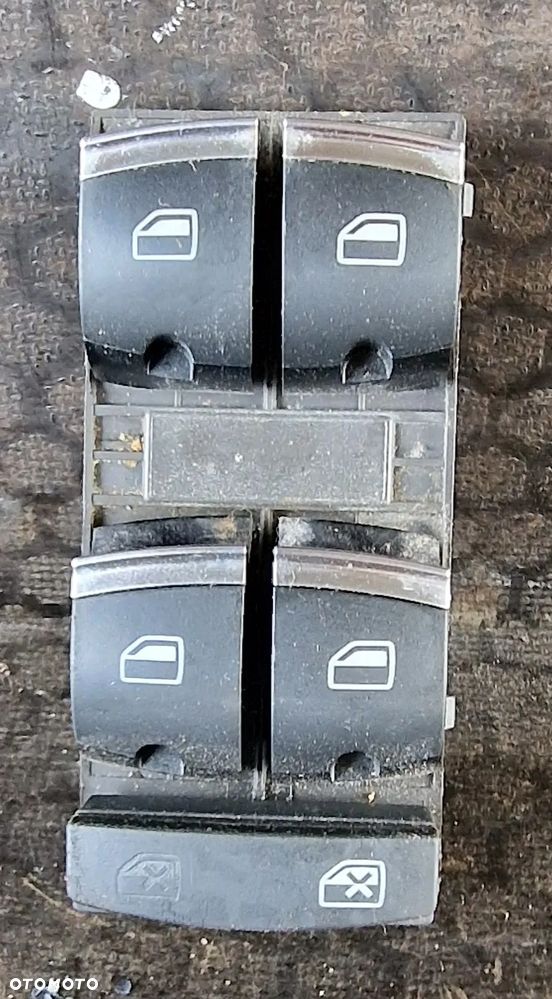 PANEL PRZEŁĄCZNIK SZYB CHROM 4F0959851H AUDI A3 8P LIFT 5D - 1