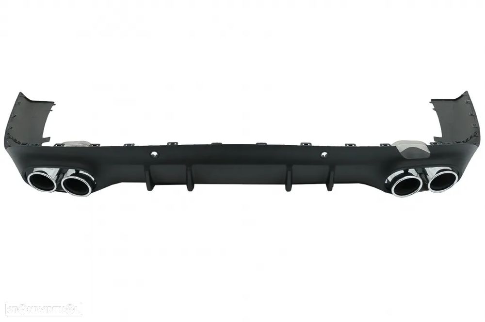 Difusor com Ponteiras Mercedes CLS C257 (2018 em diante) Look 53 AMG - 2