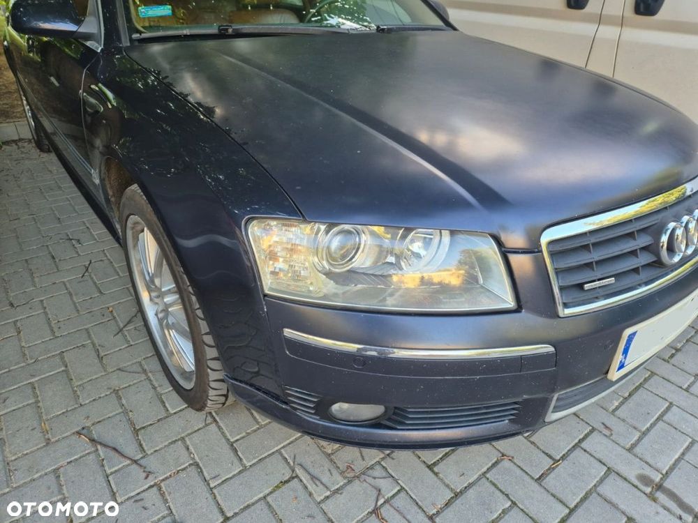 Przód Audi A8 D3 3.0 V6 TDI 02-08r. lz5d maska zderzak reflektory pas przedni z chłodnicami błotniki - 4