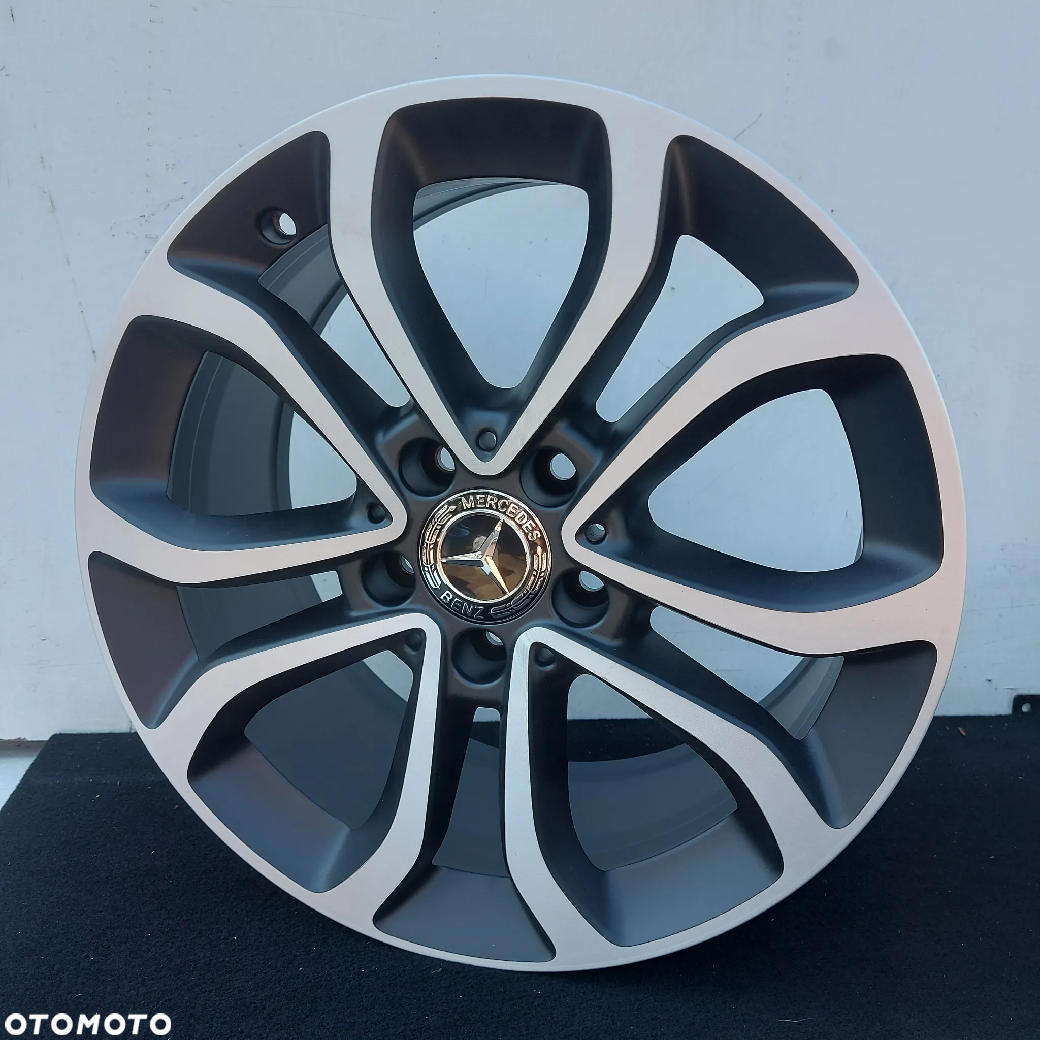 FELGI 17 KOMPLET MATOWE MERCEDES C W205 W204 E W212 W213 W207 W238 ORYGINAL DEMONTAZ 7JX17 8JX17 2054010200 2054013900 IDEALNE MAT - 10
