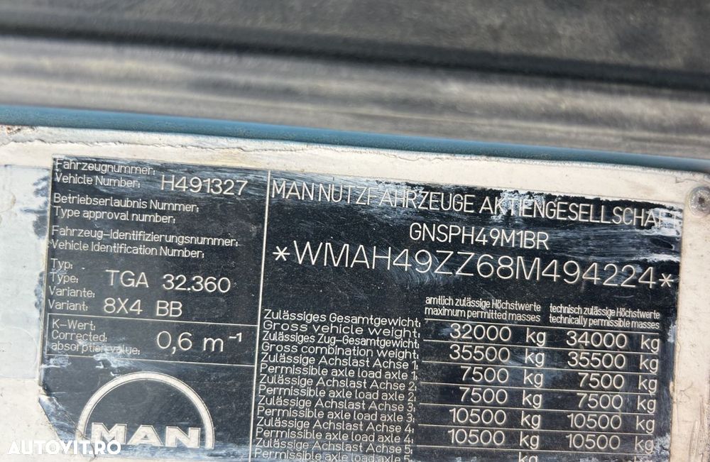 MAN 32.360 8x4 Autobetoniera - 5
