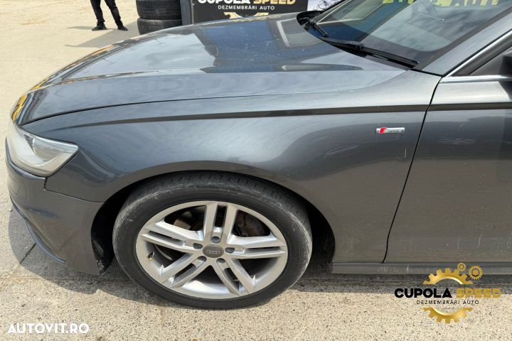 Aripa fata stanga culoare LZ7S Audi A6 4G/C7 [2010 - 2014] S-Line 2.0 - 1
