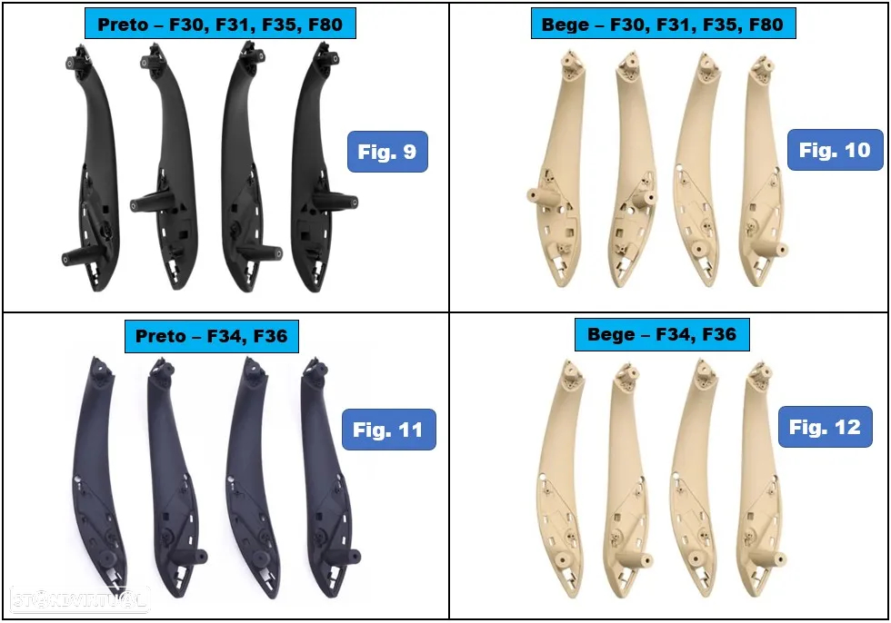 Guarnição puxador interior BMW F30–F31–F32–F33–F34-F35-F36-F80-F83 - 16