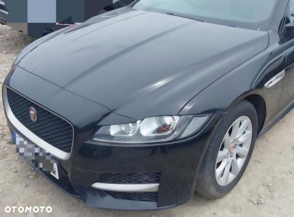 JAGUAR XF X260 2.0D MASKA LAMPY ZDERZAK PRZÓD PAS KOMPLETNY PRZÓD CZARNY