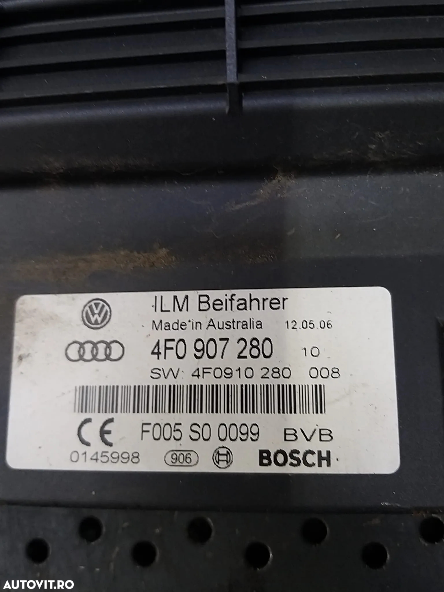 Modul calculator confort audi a6 c6 4f 4f0907280 f005s00099 - 2
