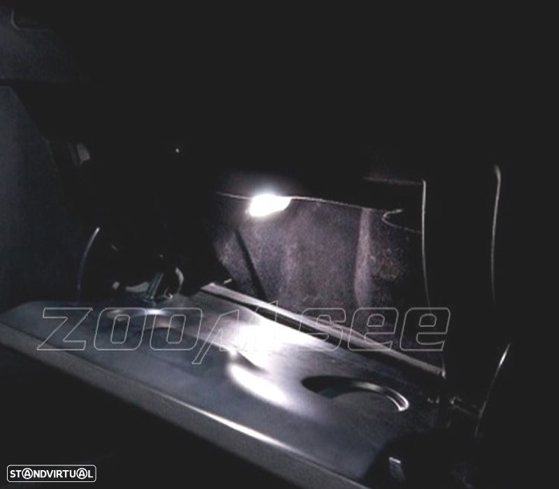 KIT COMPLETO 14 LAMPADAS LED INTERIOR PARA VOLKSWAGEN VW GOLF FINCA 6 GOLF CARRO VI MK6 10-13 - 3