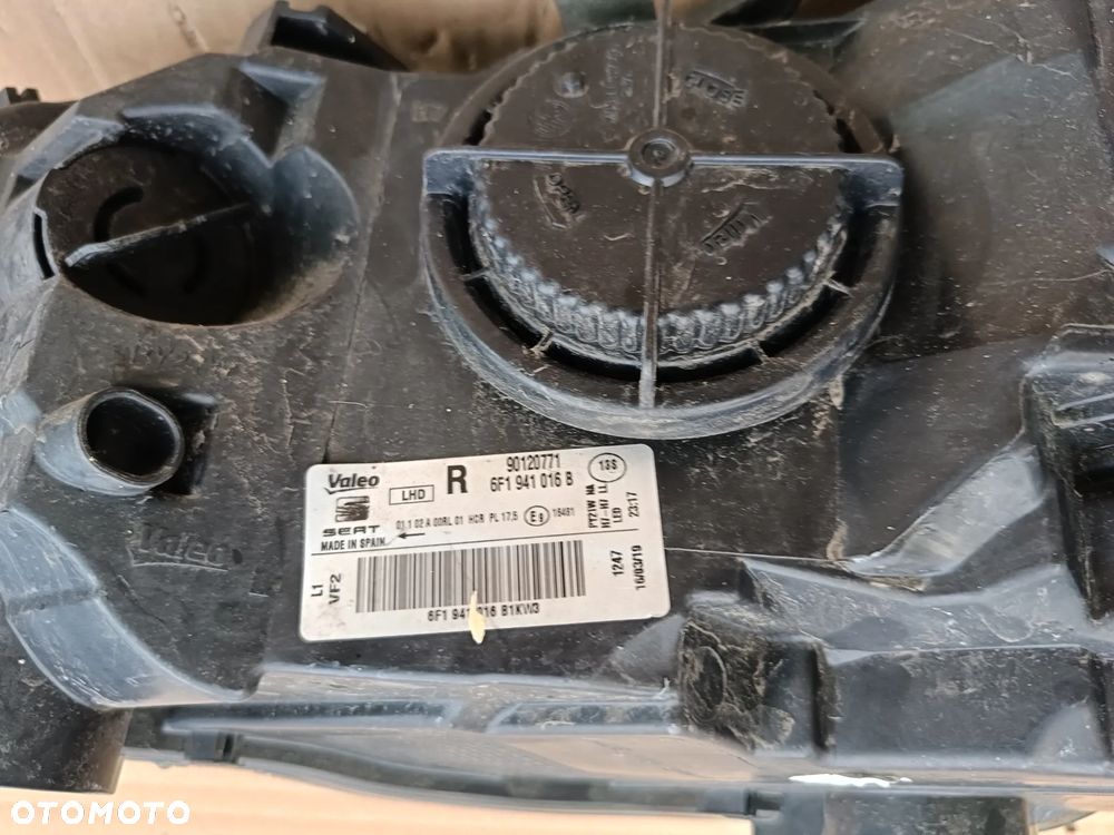 Lampa przednia prawa Seat Ibiza Arona V 5 reflektor 6F1941016B - 4
