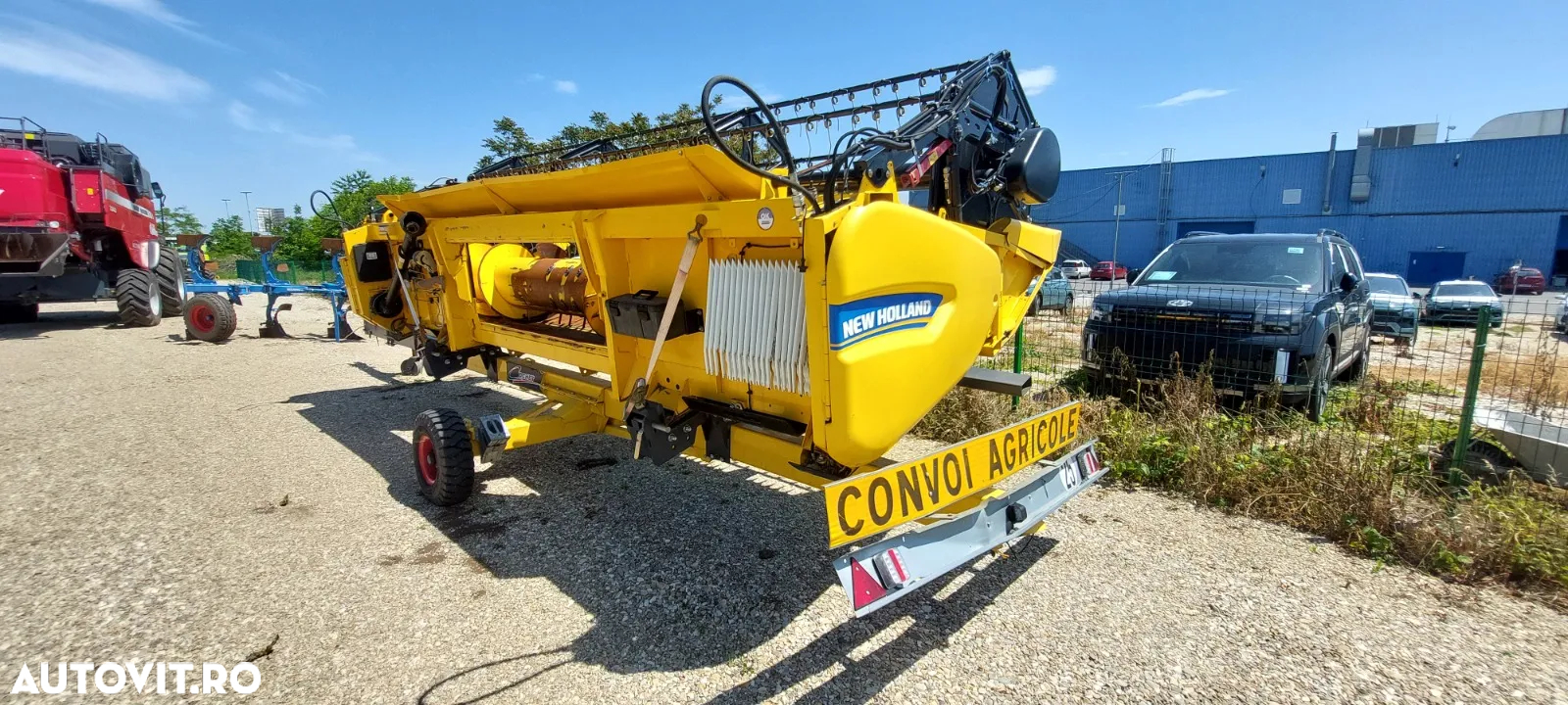 New Holland 760CG 5.48M/18FT VF HEDER PAIOASE CU COCHET DUODRILL 6 JOKER RT CARUCIOR TRANSPORT - 16