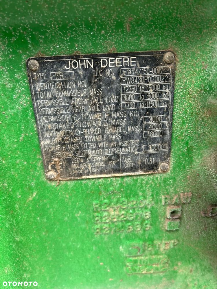 John Deere 8430 - 8
