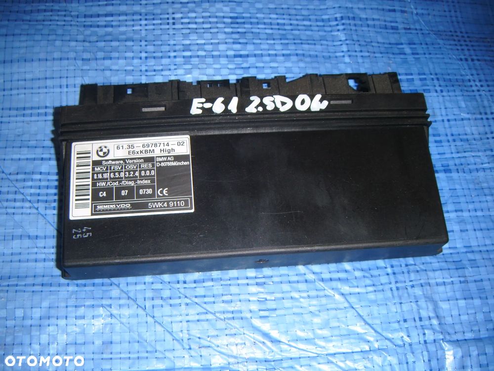 bmw e-61 05r moduł komfortu 6978714 - 1
