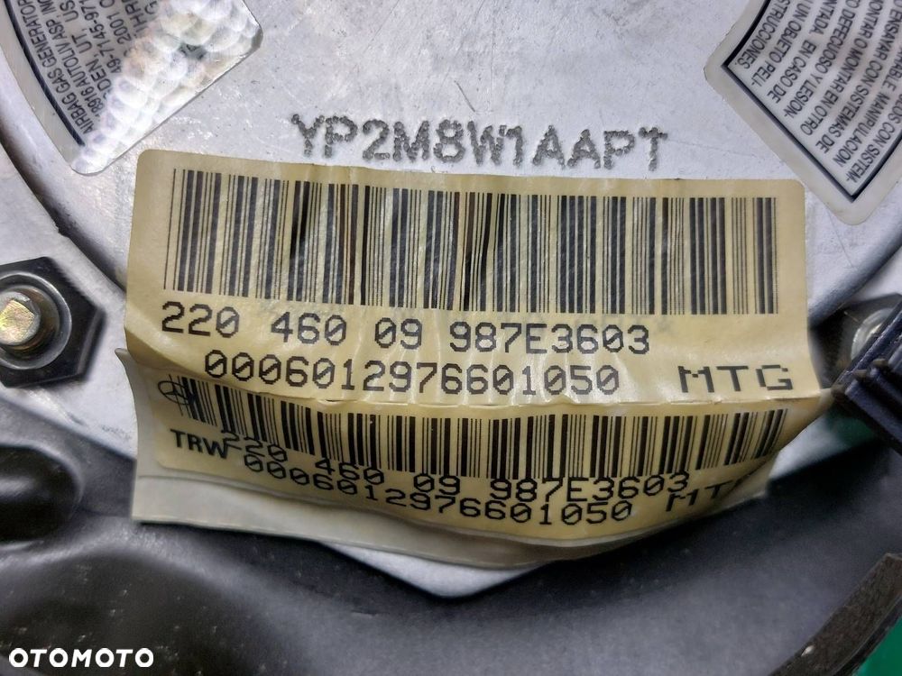 KIEROWNICA DREWNO MULTIFUNKCJA + PODUSZKA MERCEDES-BENZ W220 S320 22046009 - 8