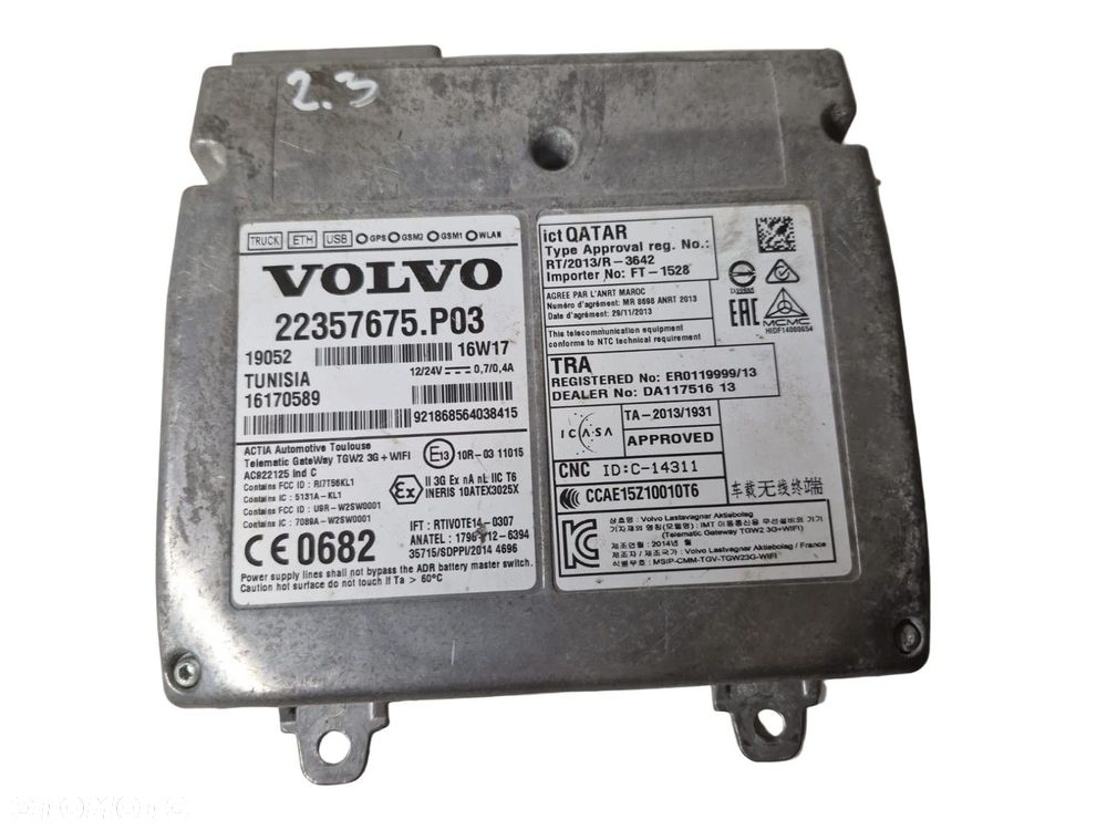 STEROWNIK MODUŁ GPS GSM  VOLVO FH 4 - 1