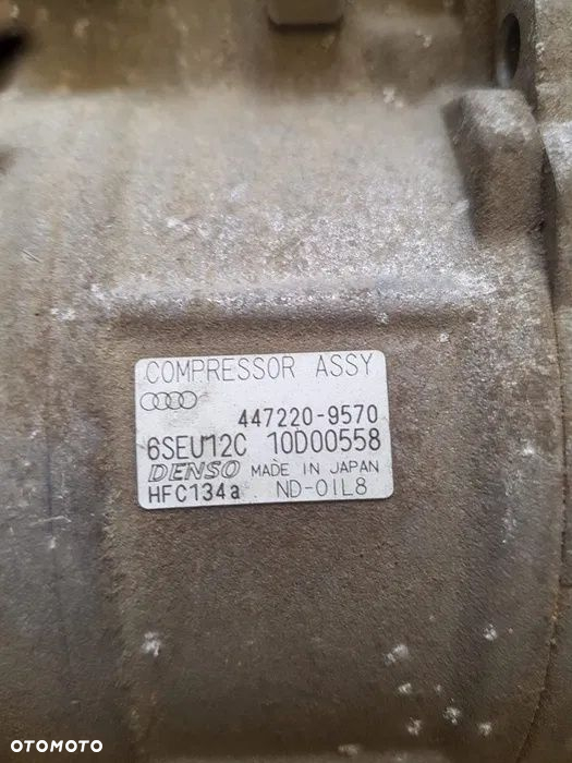 KOMPRESOR SPRĘŻARKA KLIMATYZACJI AUDI A6 C5 2.5 TDI  6SEU12C 4B0260805J - 2
