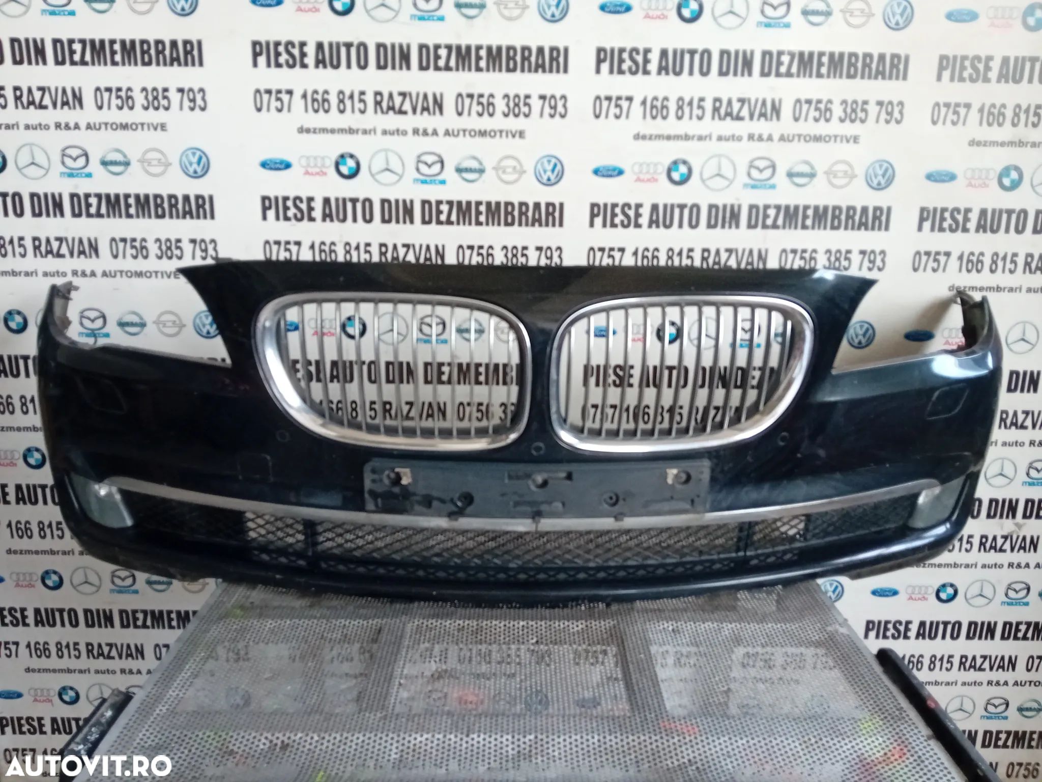Bara Fata Bmw Seria 7 F01 F02 NFL Completa Cu Camere Si Senzori Parcare Originala Intacta - 1