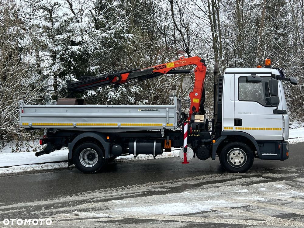 MAN MAN TGL 12-240 Kiper Wywrotka 4x2 Kran PALFINGER PK 12500 BARDZO DOBRY STAN - 10