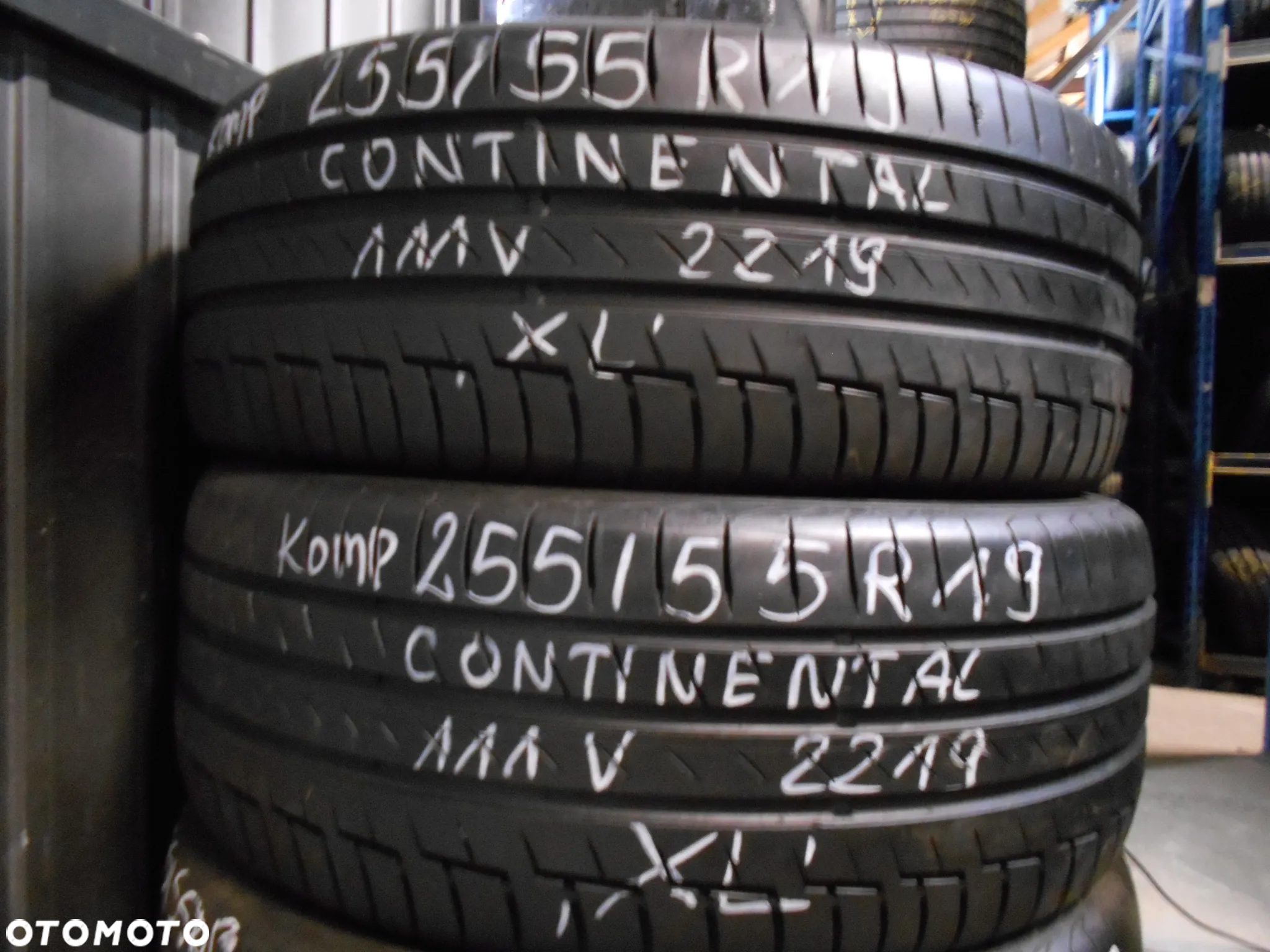 OPONY 255/55R19 CONTINENTAL PREMIUM CONTACT 6 XL DOT 2219 7MM - 2