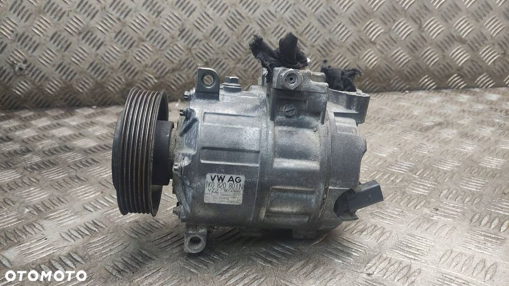 SPRĘŻARKA KOMPRESOR KLIMATYZACJI SKODA OCTAVIA 1K0820803N USZKODZONA - 6