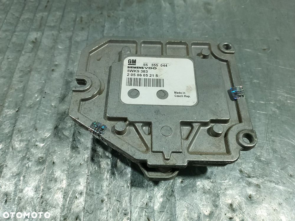 KOMPUTER, STEROWNIK OPEL ASTRA G BERTONE 1.8 BENZYNA HB 55355044 5WK9383 - 3