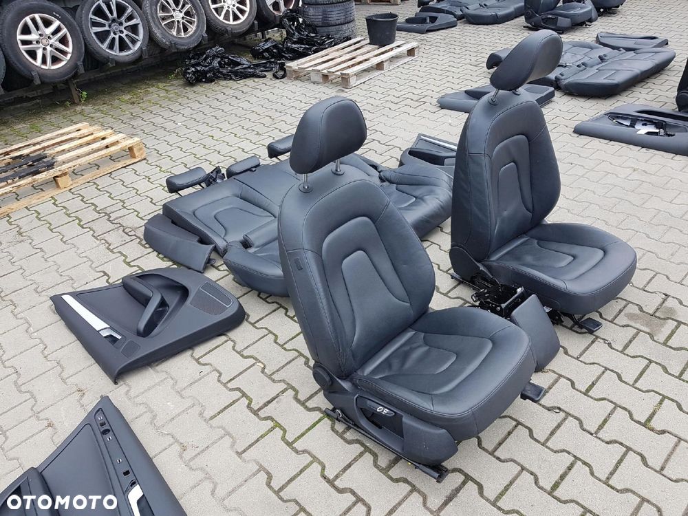 AUDI A4 B8 08-11r SEDAN FOTELE SKÓRZANE KANAPA - 3