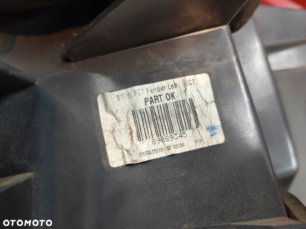 BMW 5 GT F07 LAMPY TYŁ TYLNE W KLAPĘ I W BŁOTNIK EUROPA KPL ORYG - 11