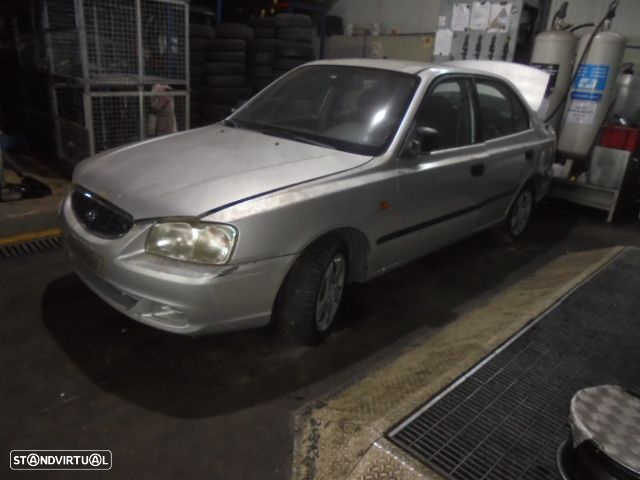 Carro MOT: G4EA HYUNDAI ACCENT 2 2003 1.3 86CV 4P CINZA GASOLINA - 2