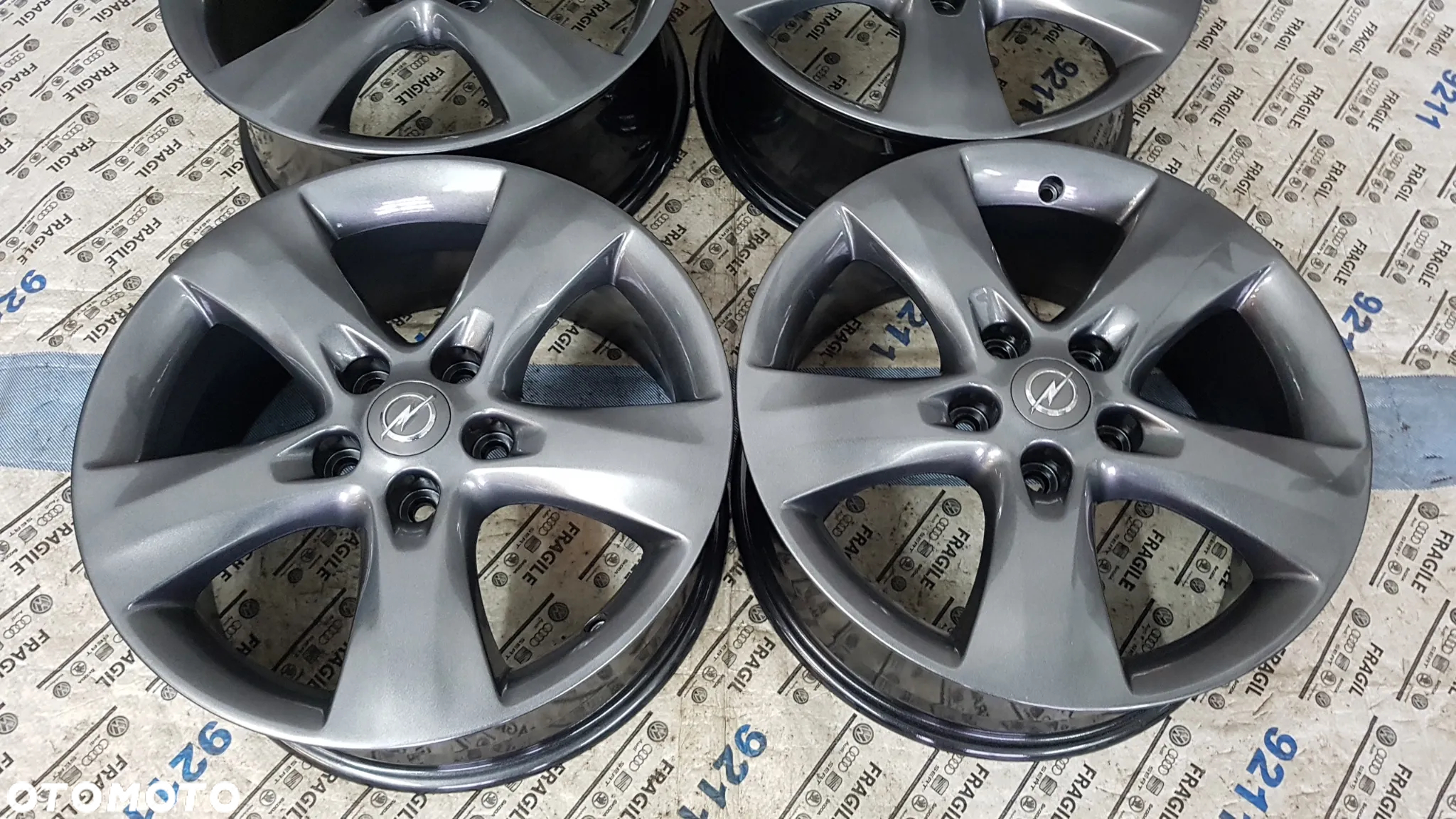 FELGI ALU ORYGINAŁ GM OPEL INSYGNIA B ASTRA J ZAFIRA C  7jx17  ET44 5x115 CZUJNIKI - 3