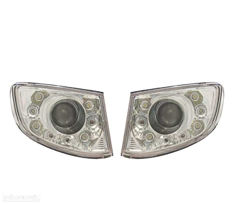 FARÓIS DE NEVOEIRO BMW E92 93 06-09 LUZ DIURNA CROMADA - 1