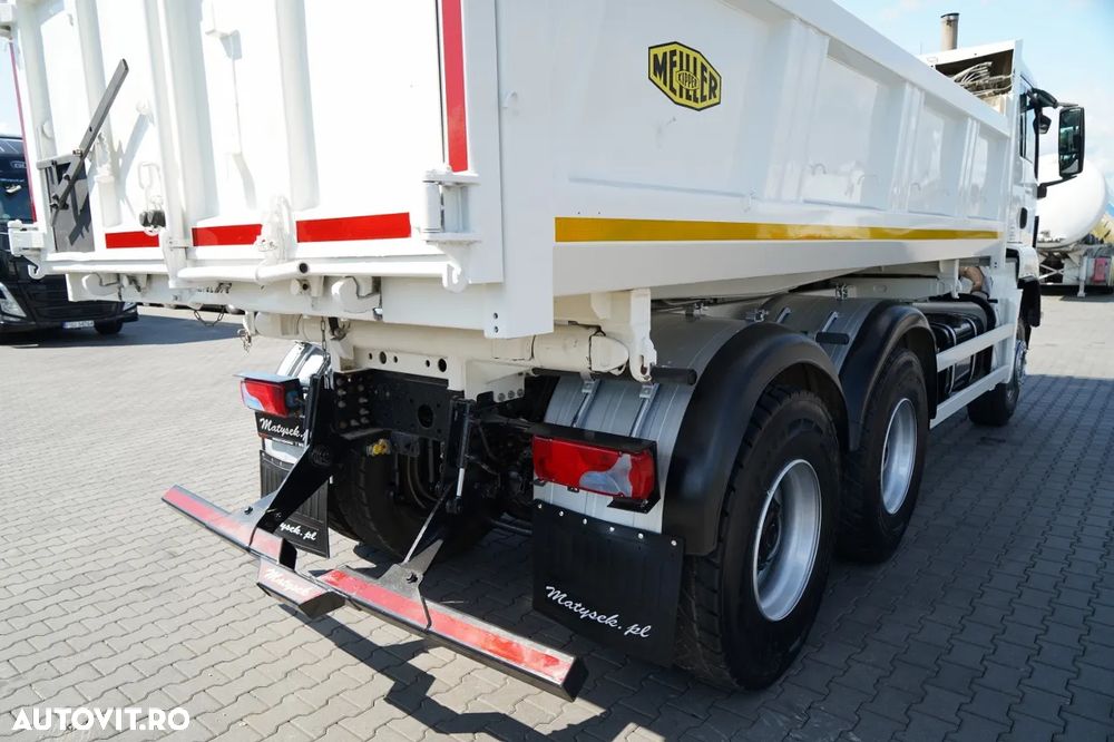 MAN TGS 33.400 / 6X4 / BASCULĂ CU 2 LATE / BASCULĂ CU HIDRODOXIE / BORDMATIC / MEILLER KIPPER / EURO 5 - 21
