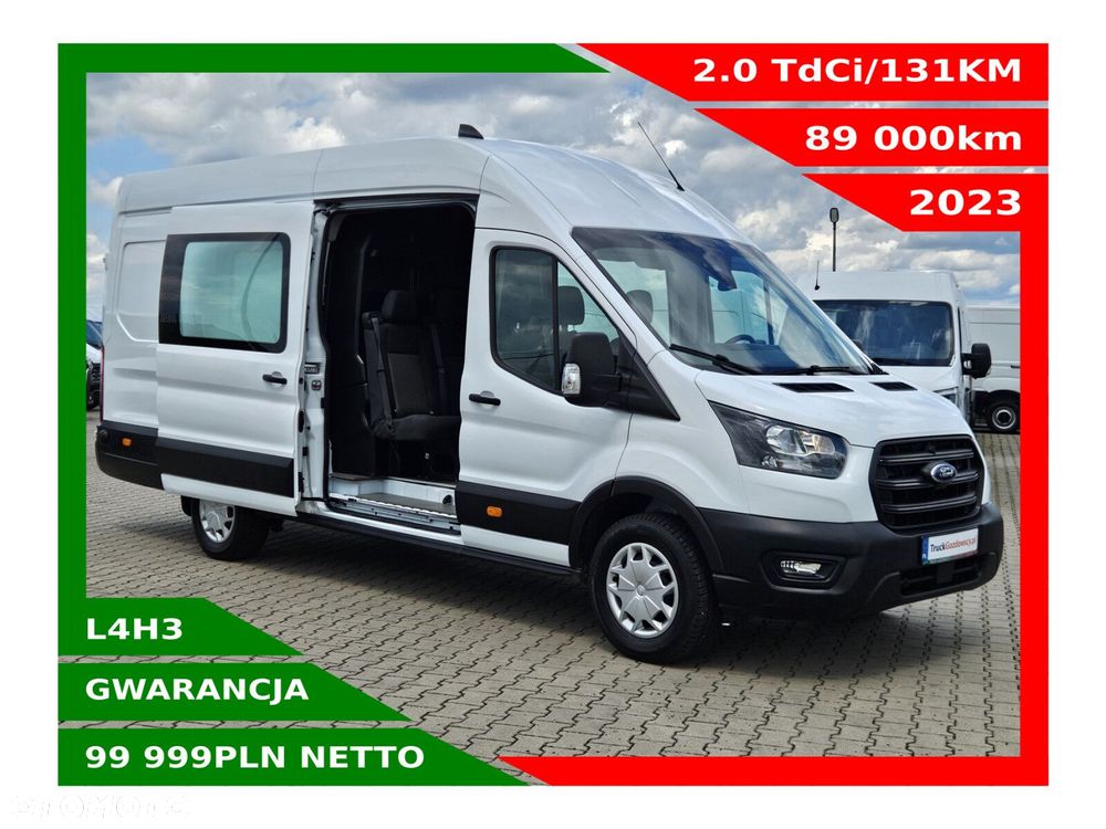 Ford transit L4H3 *99999zł NETTO* Brygadówka 7 osób 2.0TdCi/131KM - 1