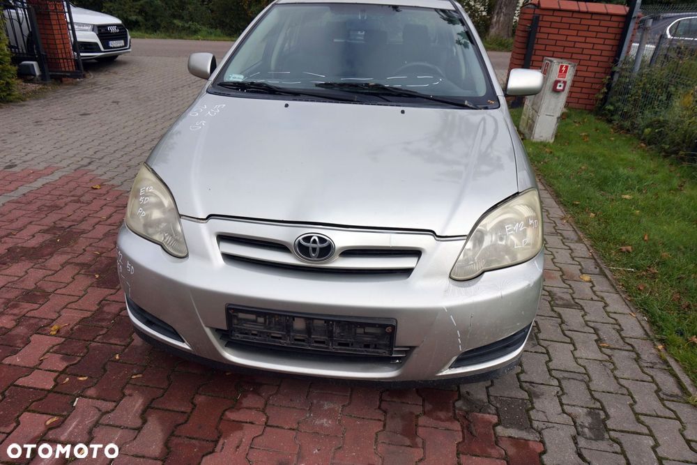 TOYOTA COROLLA E12 LIFT 5D HB 2005 1C0 1.4 D4D 1ND-TV 90KM C53 SREBRNY na części - 8