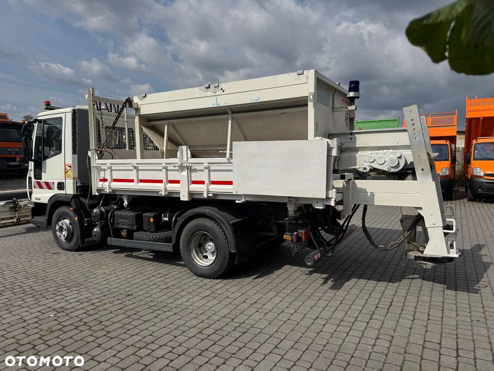 Iveco Eurocargo Wywrotka solarka piaskarka zimowe utrzymanie odśnieżanie akcja zima  3 str pług Specjalny Solarka Piaskarka Czołownica - 22