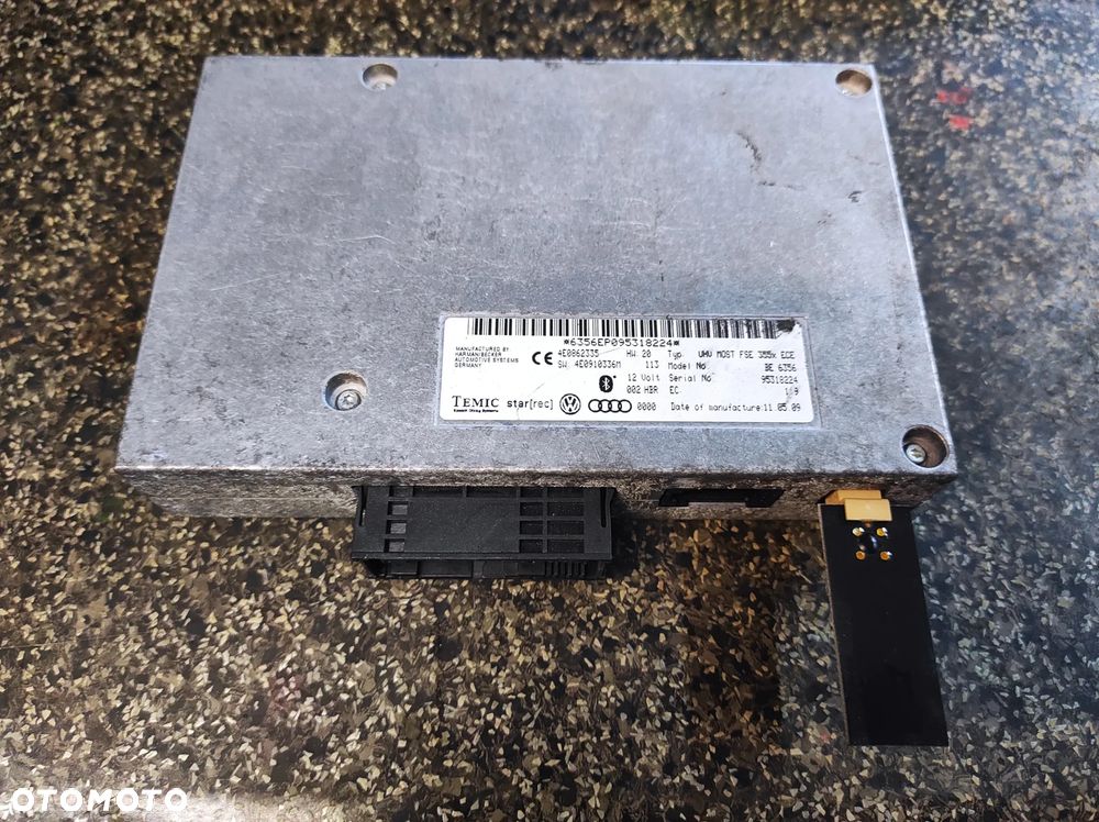 MODUŁ STEROWNIK BLUETOOTH 4E0910336M VW AUDI SEAT SKODA WYSYŁKA !!!! - 1