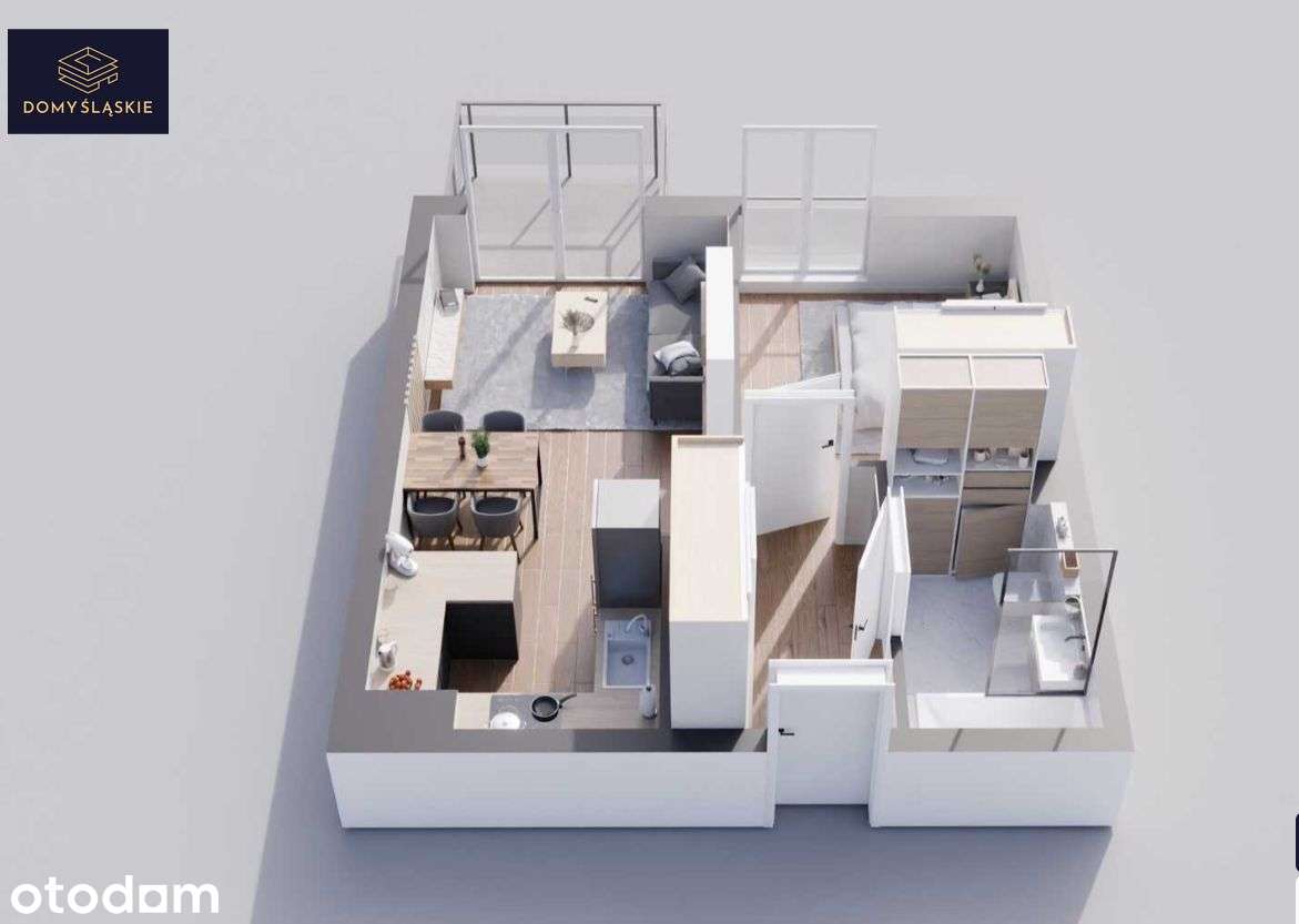B31 - 2 pokoje + balkon